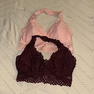 AERO t-shirt Bralette bundle. medium size. Worn once.